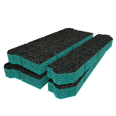 Shadow Foam Flex STACK PACK Deep Organiser Foam Inserts (Teal 50mm)
