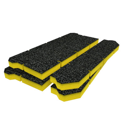 Shadow Foam Flex STACK PACK Deep Organiser Foam Inserts (Yellow 30mm)