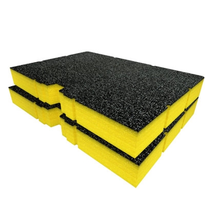 Shadow Foam Flex STACK PACK Drawers Foam Inserts Easy To Clean (Yellow ...