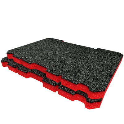 Shadow Foam Flex STACK PACK Medium Box Foam Inserts Easy To Clean (Red ...