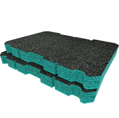 Shadow Foam Flex STACK PACK Medium Box Foam Inserts Easy To Clean (Teal ...