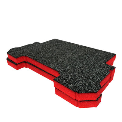 Shadow Foam Flex STACK PACK Roller Box Foam Inserts Easy To Clean (Red ...