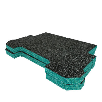 Shadow Foam Flex STACK PACK Roller Box Foam Inserts Easy To Clean (Teal ...