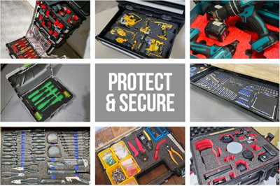 Shadow Foam DeWalt ToughSystem Drawer Insert | Cut And Peel Foam For DeWalt - Foto 13