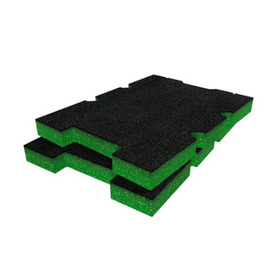 Shadow Foam Klein MODbox Component Box Half Width Foam Inserts (Green 30mm)