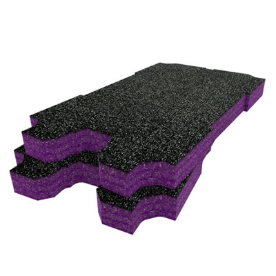 Shadow Foam Milwaukee Packout Compact Box Foam Inserts Cut and Peel ...