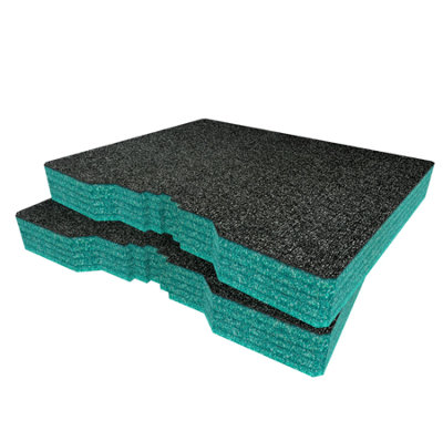 Shadow Foam Milwaukee Packout Crate Inserts Cut and Peel Foam (Teal 50mm)