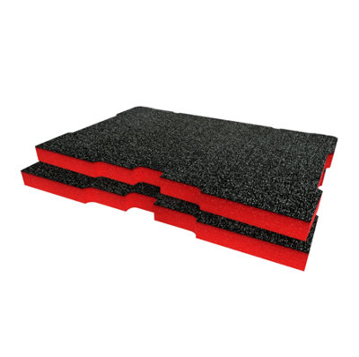 Shadow Foam Milwaukee Packout Small Box Inserts Cut and Peel Foam (Red ...