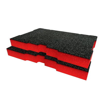Shadow Foam Milwaukee Packout Small Box Inserts Cut and Peel Foam (Red ...