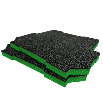 Shadow Foam Milwaukee Packout Trolley Foam Inserts Main Body (Green 30mm)