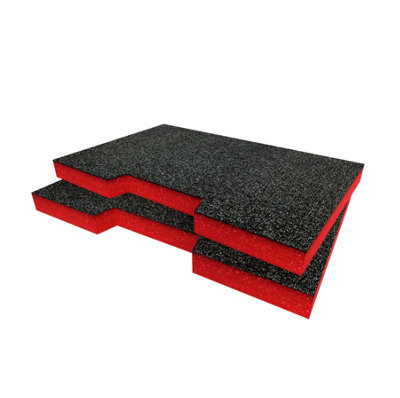 Shadow Foam OX TOOLTREK Trade Toolcase Foam Inserts (Red 30mm)
