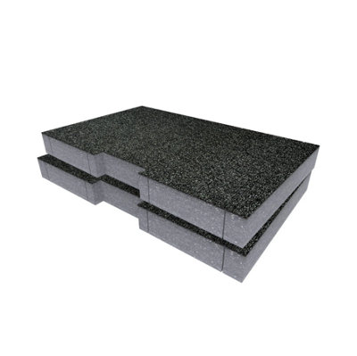 Shadow Foam QBRICK ONE 350 2.0 Foam Inserts Cut and Peel Foam (Grey 50mm)