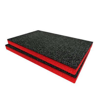Shadow Foam QBRICK PRO Drawer 1 Toolbox 2.0 Foam Inserts (Red 30mm)
