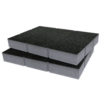 Shadow Foam Tactix 2 Drawer Tool Chest Drawer Foam Inserts (Grey 50mm)