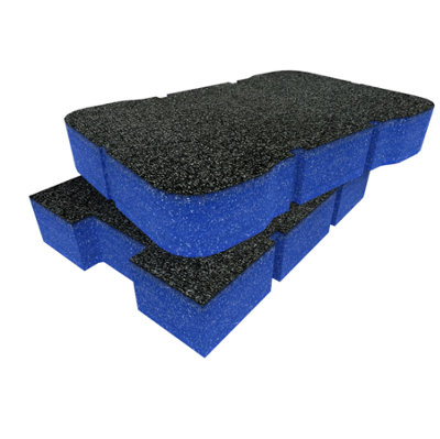 Shadow Foam Toughbuilt StackTech Compact Tool Box Foam Inserts (Blue 50mm)
