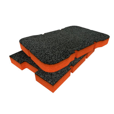 Shadow Foam Toughbuilt StackTech Compact Tool Box Foam Inserts (Orange ...