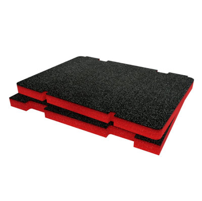 Shadow Foam Toughbuilt StackTech Large Tool Box Foam Inserts (Red 30mm)