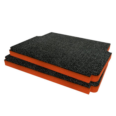Shadow Foam Toughbuilt StackTech Rolling Tool Box Foam Inserts (Orange ...
