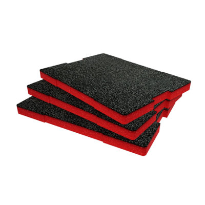 Shadow Foam Wisent b-boXx Stack Foam Inserts Inserts Cut and Peel (Red ...