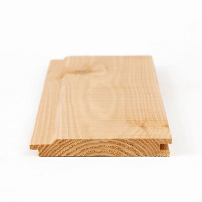 Shadow Gap - Larch Home-Grown - 95mm x 19mm - Vertical - 50 Pack - 1.8m