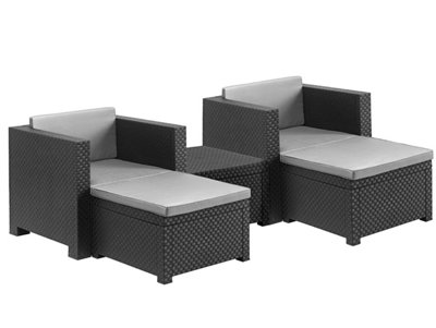 Shaf Sira Modular Garden Furniture Set at B&Q