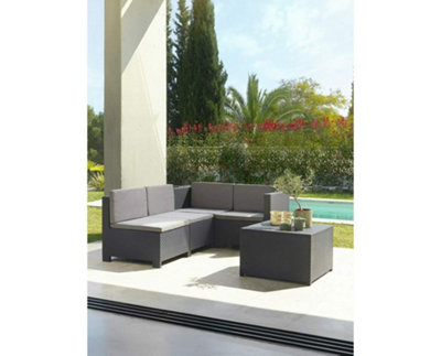 Shaf Verona 5 Piece Resin Modular Garden Furniture Set - 3