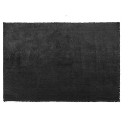 Shaggy Area Rug 160 x 230 cm Black EVREN