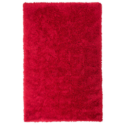 Shaggy Area Rug 160 x 230 cm Red CIDE