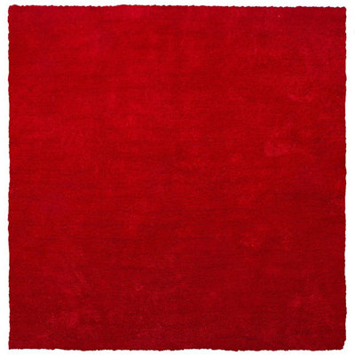 Shaggy Area Rug 200 x 200 cm Red DEMRE