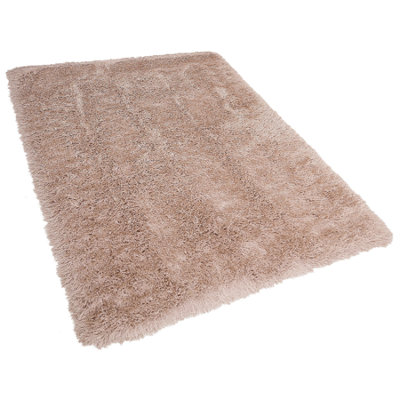 Shaggy Area Rug 200 x 300 cm Beige CIDE