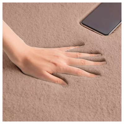 Shaggy Beige Rug Soft Thick Large Fluffy Rugs For Bedroom Living Dining Room Kitchen Hallway Runner Anti Slip Floor Carpets