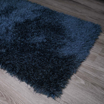 Shaggy Floor Rug Large Plain Soft Sparkle Mat Thick 5cm Pile