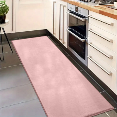 Shaggy Pink Rug Soft Thick Large Fluffy Rugs For Bedroom Living Dining Room Kitchen Hallway Runner Anti Slip Floor Carpets