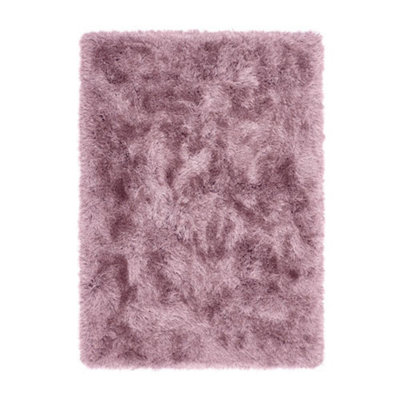 Shaggy Rug, Easy to Clean Rug, Anti-Shed Plain Rug, Modern Luxurious Rug for Bedroom, & Dining Room-120cm X 170cm