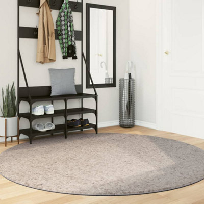 Shaggy Rug PAMPLONA High Pile Modern Beige 200 cm