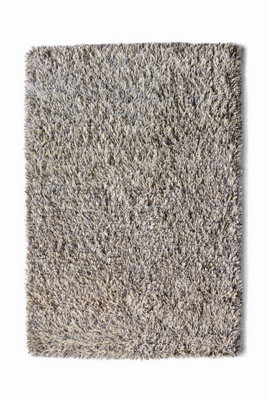 Shaggy Wool Rug, Plain Rug with 40mm Thickness, Handmade Modern Rug for Living Room, & Dining Room-120cm X 170cm