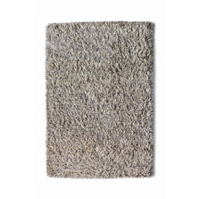 Shaggy Wool Rug, Plain Rug with 40mm Thickness, Handmade Modern Rug for Living Room, & Dining Room-160cm X 230cm