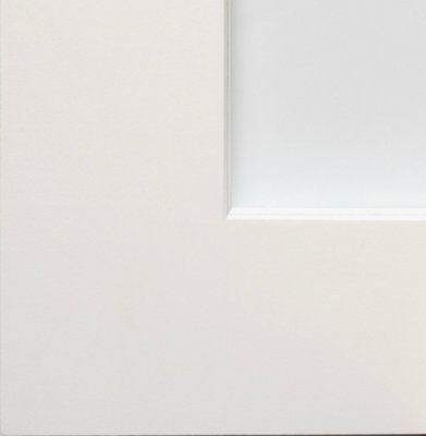 Shaker 2 Panel White Primed Glazed Door 1981 x 686mm