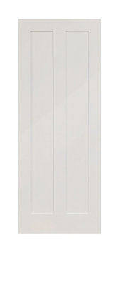 Shaker 2 Panel White Primed Panel Door 1981 x 838mm