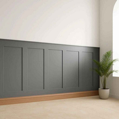 Shaker Wall Panelling Kit, MDF Panels, 30 Pack, 15x 100 cm and 15x 50 ...