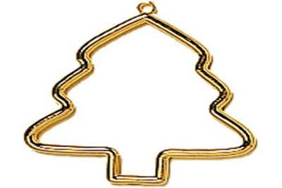 SHAPED FRAMES TREE - Frame: Plastic: Tree Shaped: 9 x 8cm: Gold - Vervaco