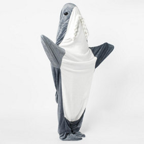 Shark Fleece Onesie Hooded Loungewear Pyjamas