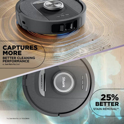 Shark RV2800YEUK POWERDETECT Robot Vacuum Mop, Self-Empty & Self-Refill ...