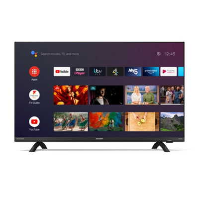 Sharp 1T-C32DI3KL2AB 32" Inch HD Ready LED Smart Android TV with Google Assistant