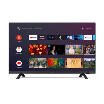 Sharp 1T-C32DI4KL2AB 32" Inch HD Ready LED Smart Android TV with Google Assistant