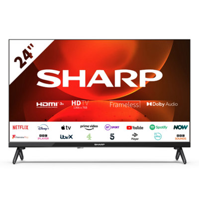 SHARP 24FH2KA 24" HD Ready Frameless LED Smart Android TV