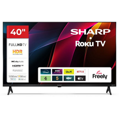 SHARP 40HD2225KB 40 Inch FHD Smart Roku TV