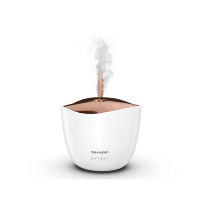 Sharp DF-A1U-W Ultrasonic Aroma Diffuser, 200ml Tank Capacity - White