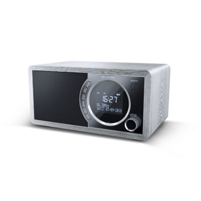 SHARP DR-450(GR) Digital Radio DAB+ and FM with Bluetooth & LED Display ...