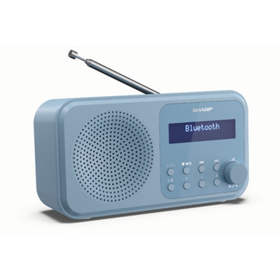 SHARP DR-P420(BL) Tokyo Portable Radio DAB/DAB+/FM - Steel Blue - 3